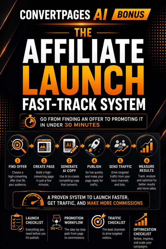 The Affiliate Launch Fast-Track System 2d Cover